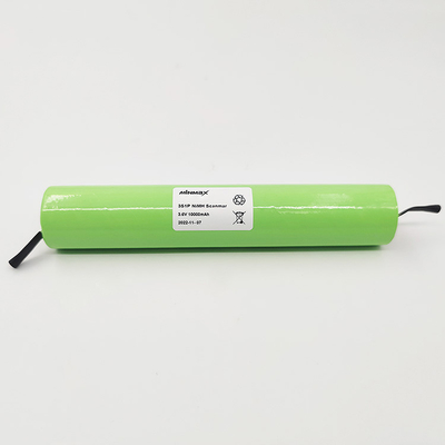 Bateria Ni-Mh de alta temperatura 3.6V 10000mAh Temperatura de carga e descarga -20°C~+70°C