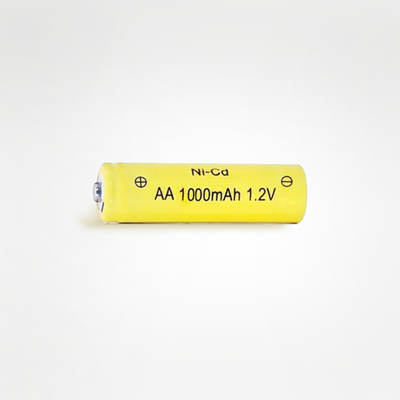 Bateria de Ni-Cd de alta temperatura1.2V 1000mAh Carregamento e descarga Temperatura -20°C~+70°C